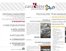 Tablet Screenshot of caraktere.com